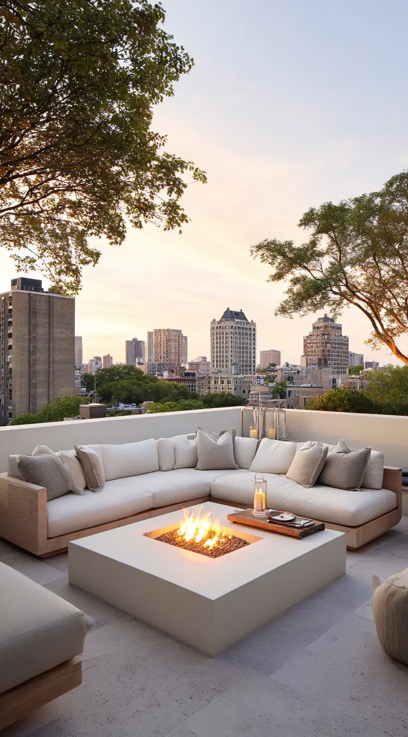 Minimalist Rooftop Serenity