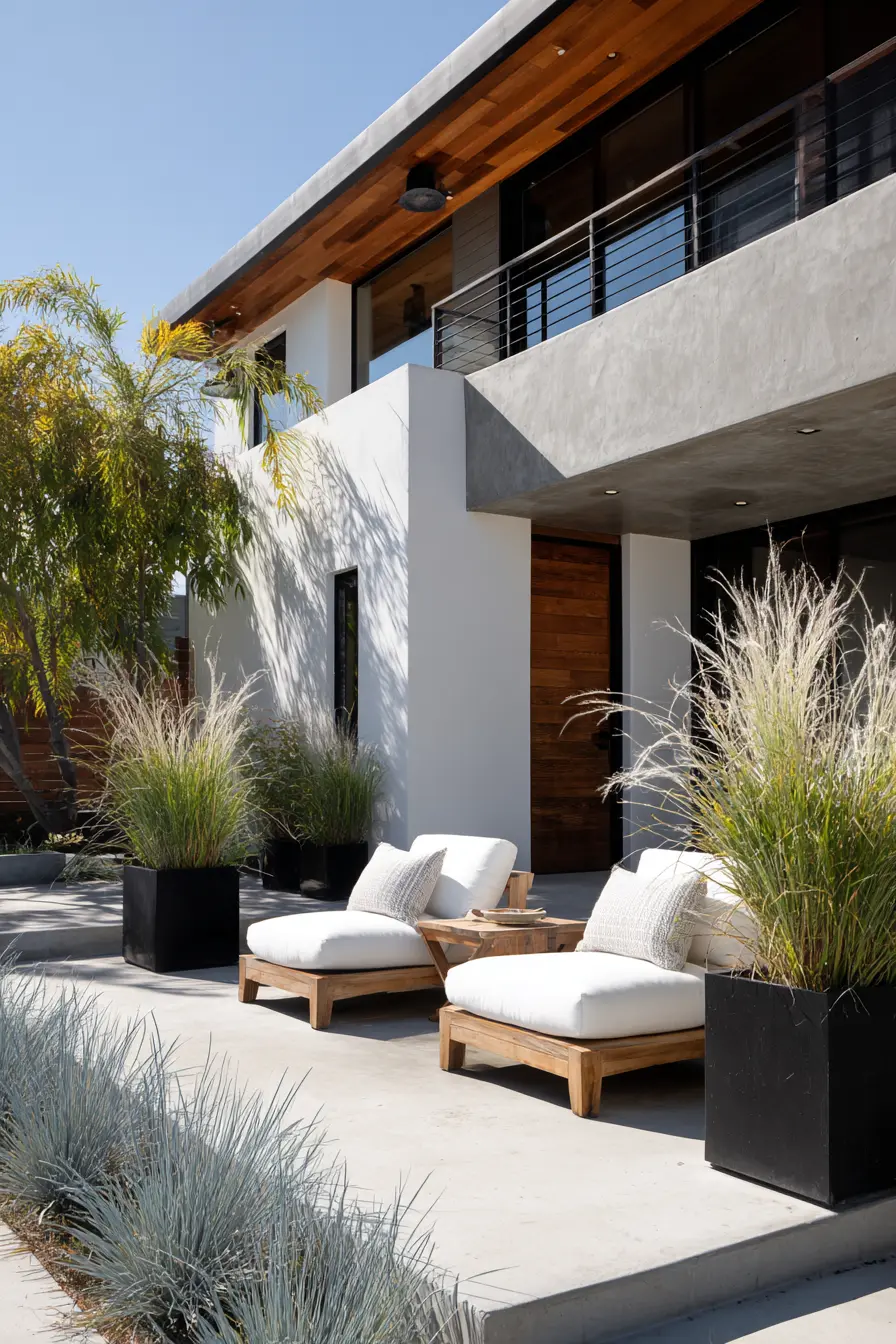 Modern Minimalist Small Patio Garden