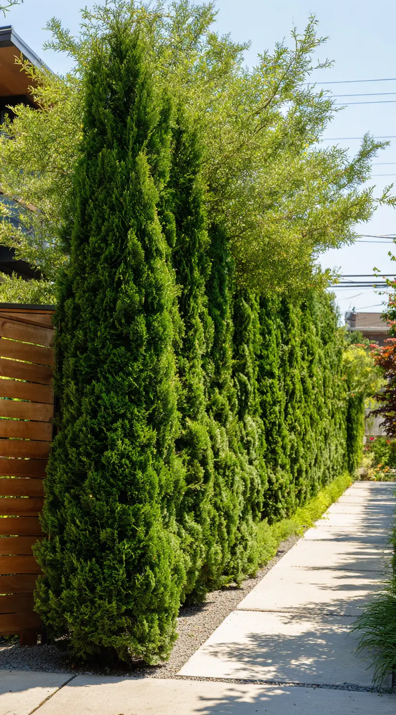 Narrow Hedges For Small Yards