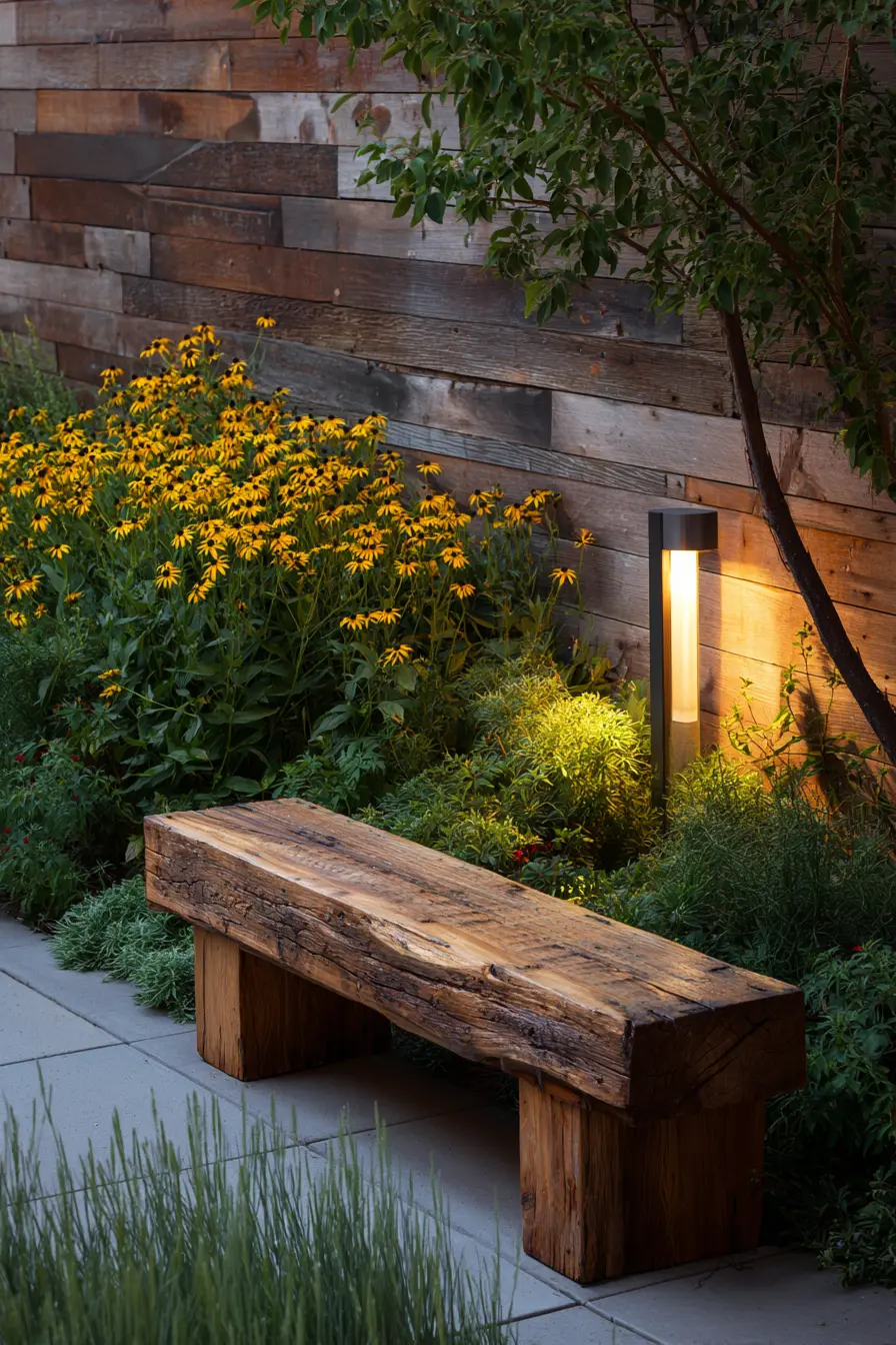 Rustic Garden with Black-eyed Susans