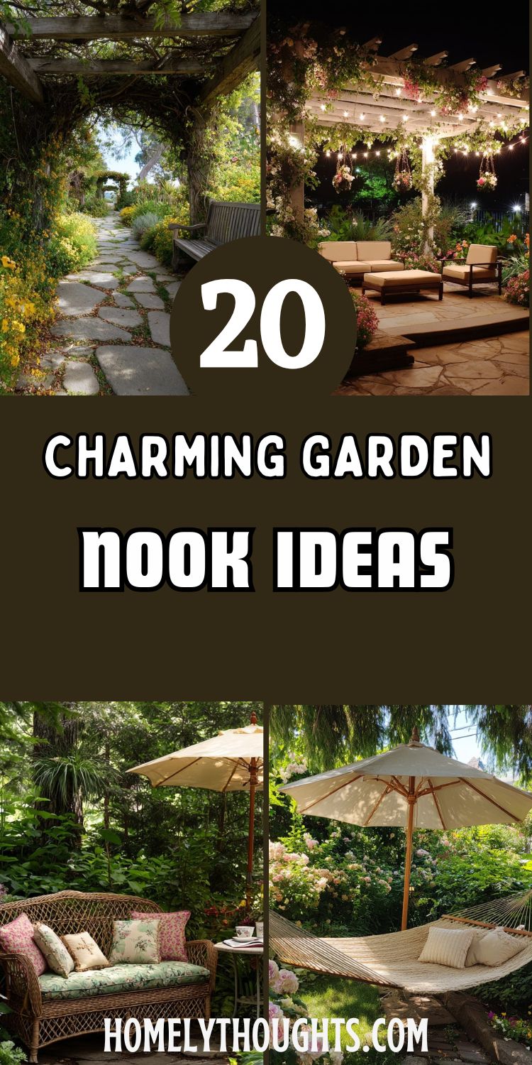 20 Charming Garden Nook Ideas for Your Backyard