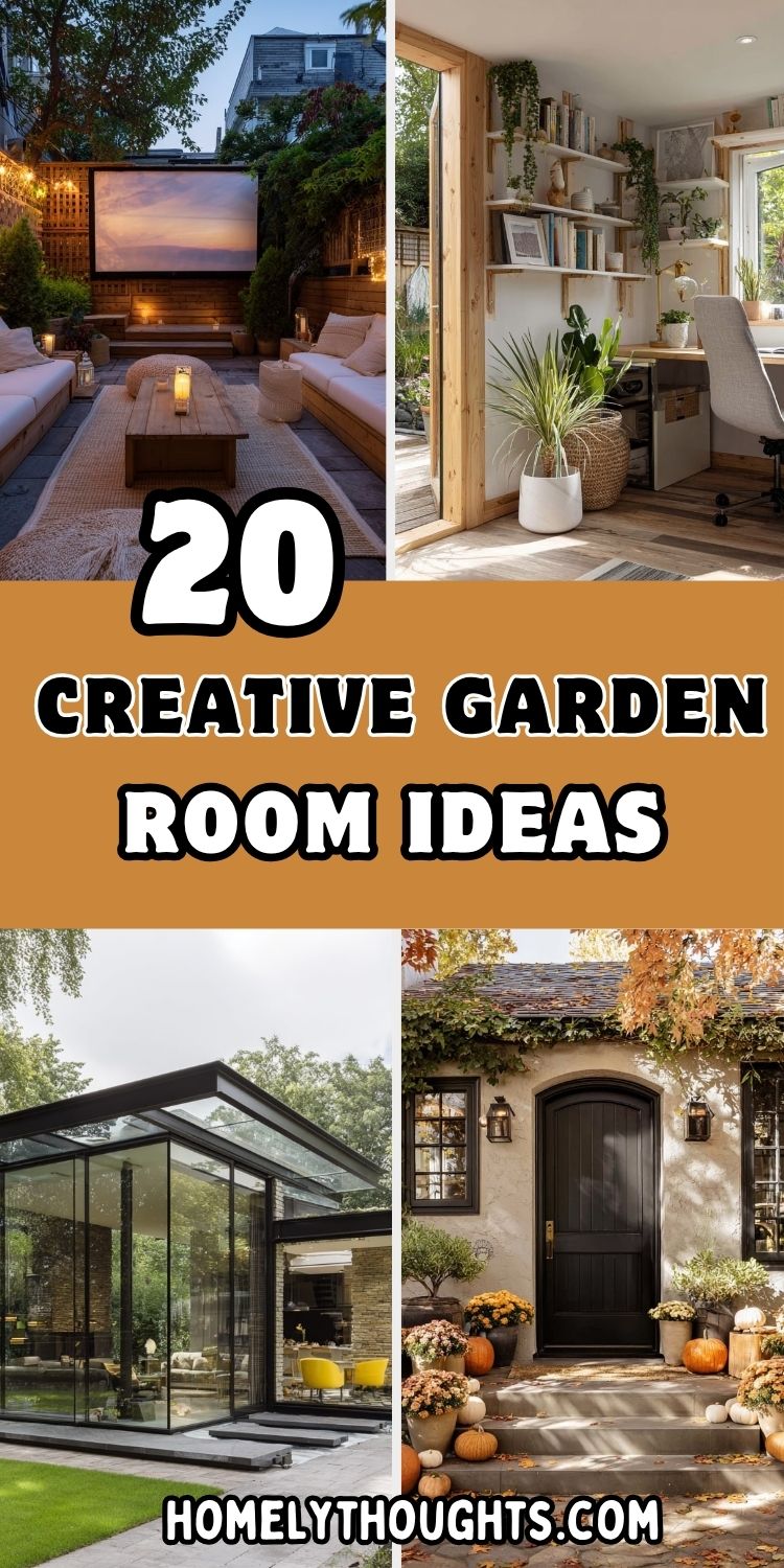 20 Creative Garden Room Ideas for Your Outdoor Space