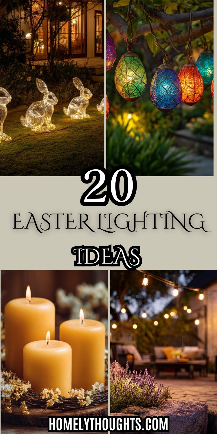 20 Easter Lighting Ideas to Brighten Your Celebration