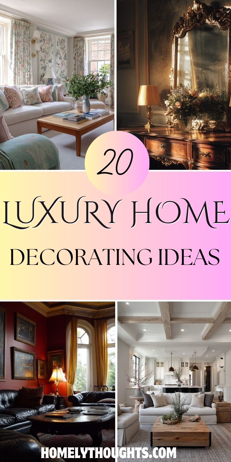 20 Luxury Home Decorating Ideas on a Budget