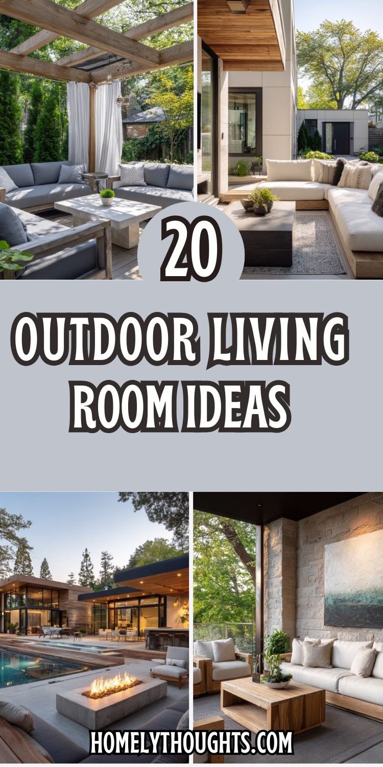 20 Outdoor Living Room Ideas for Your Backyard