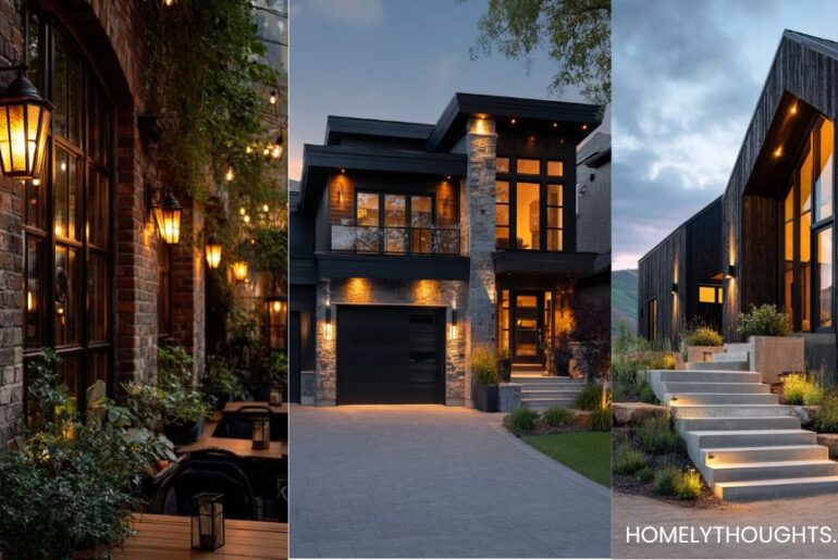 20 Outdoor Wall Lighting Ideas for House Exterior Illumination and Architectural Highlighting