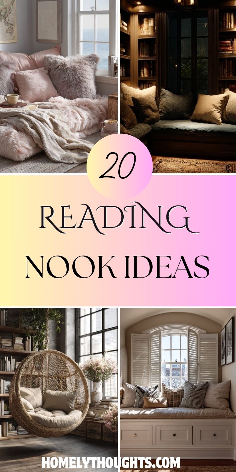20 Reading Nook Ideas for a Cozy and Stylish Escape