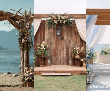 20 Romantic Outdoor Wedding Stage Design Ideas