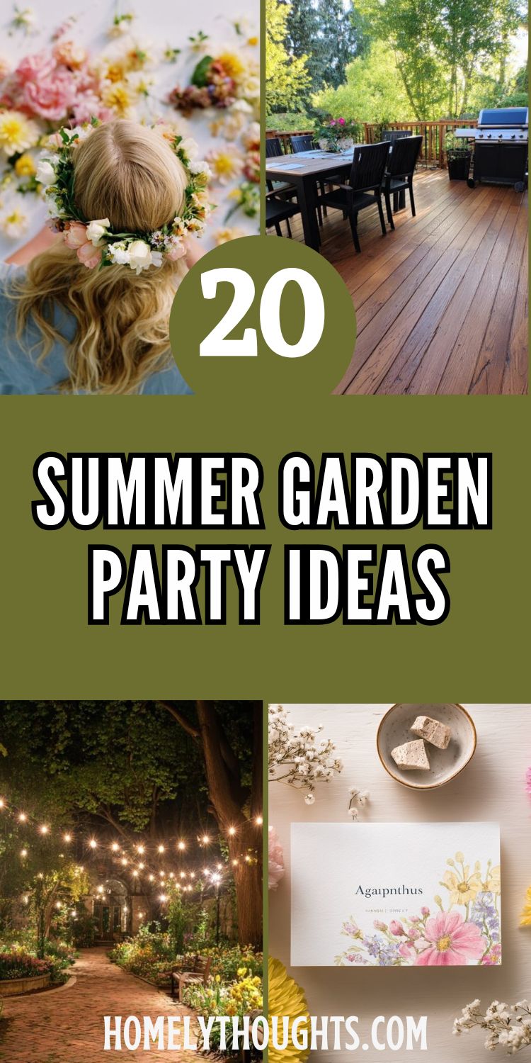 20 Summer Garden Party Ideas for a Bright and Beautiful Celebration