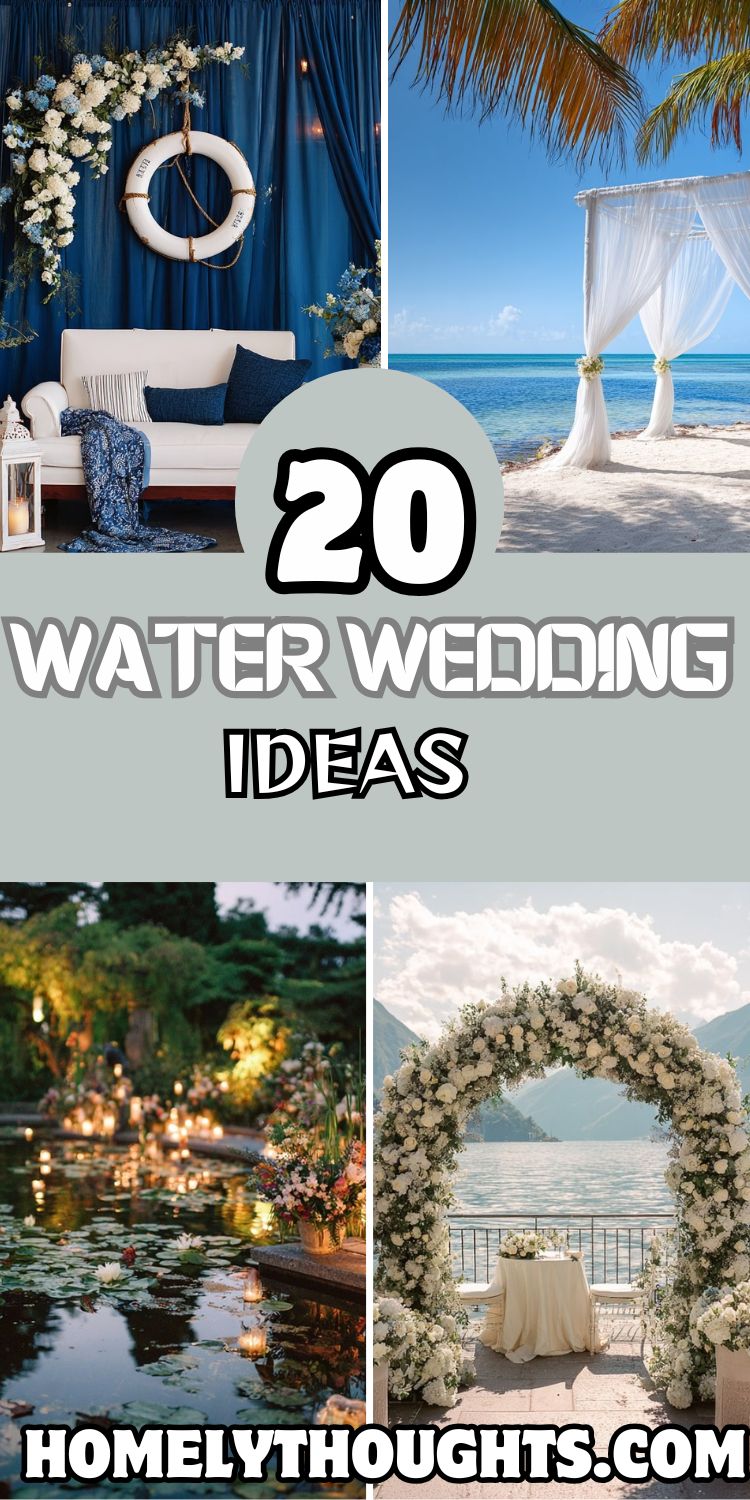 20 Water Wedding Ideas for a Dreamy Celebration