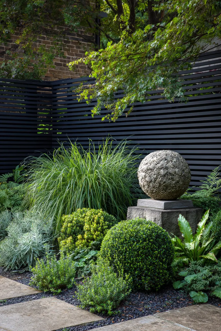 Contemporary Minimalist Greenery Garden