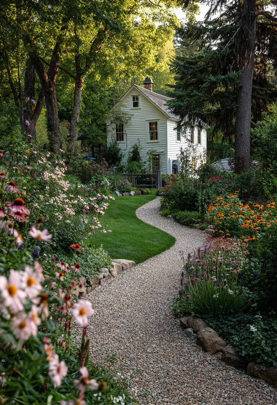 Decorative Gravel Path
