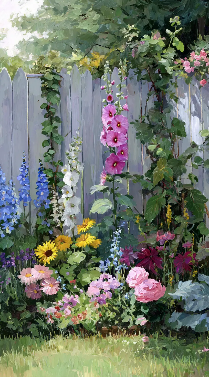 Wildflower Fence Line Garden