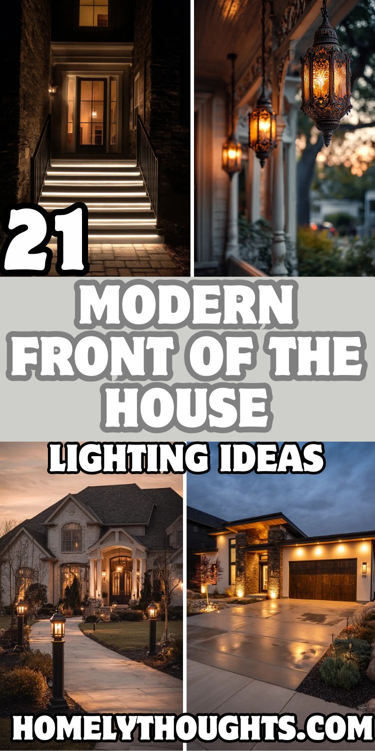 21 Modern Front of the House Lighting Ideas for Curb Appeal, Landscaping and Security
