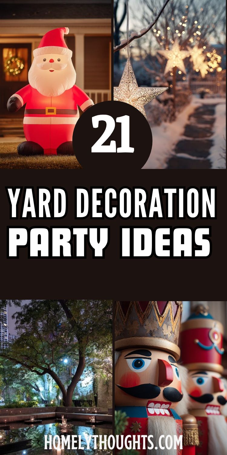 21 Yard Decoration Ideas for Christmas