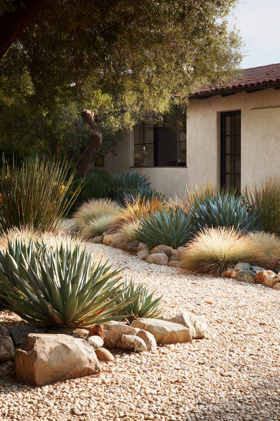 Modern Desert-Inspired Garden Border
