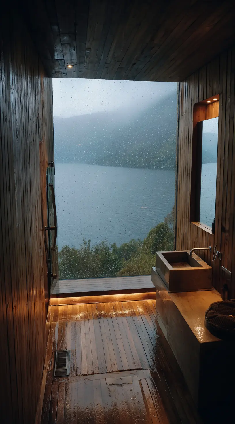 Mountain View Outdoor Shower