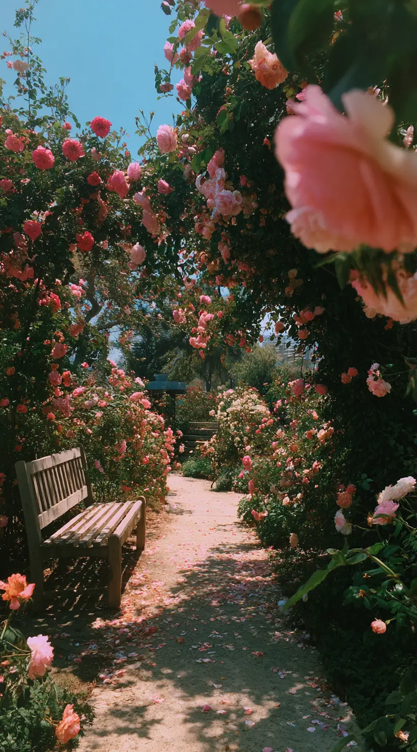 Rose-Lined Country Pathway