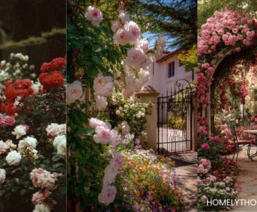 22 Amazing Curb Appeal Boosting Rose Garden Ideas!