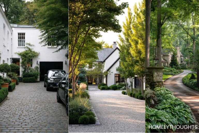 22+ Beautiful Driveway Landscaping Ideas