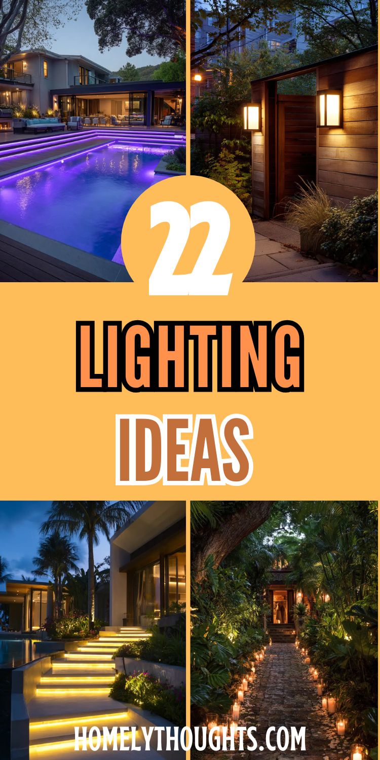 22 Lighting Ideas to Enhance the Aesthetics and Safety of Your Backyard