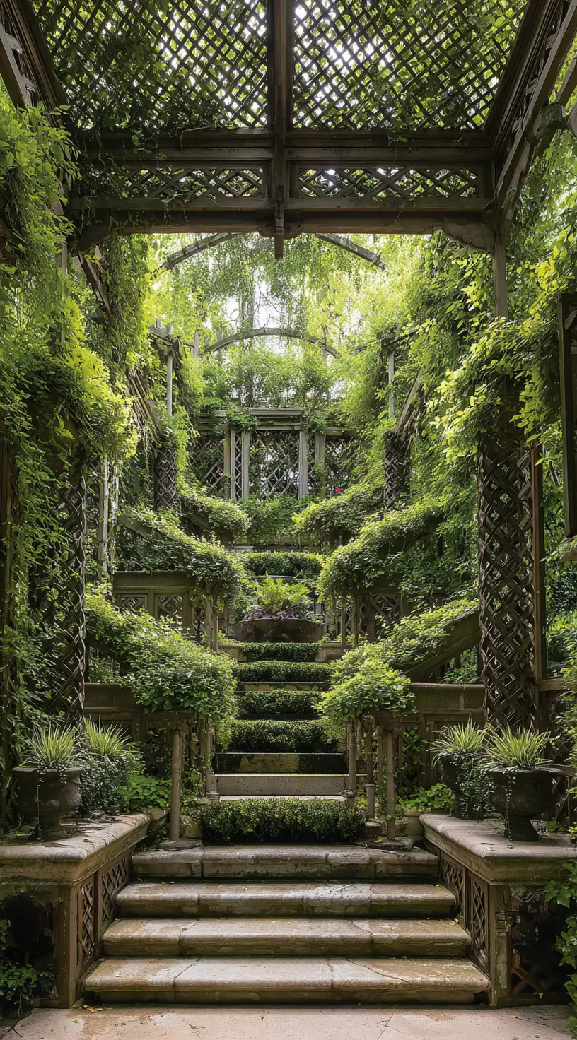 Multi-Tiered Pergola & Garden Space