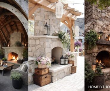 24+ Cozy Outdoor Fireplace Ideas For Your Yard!
