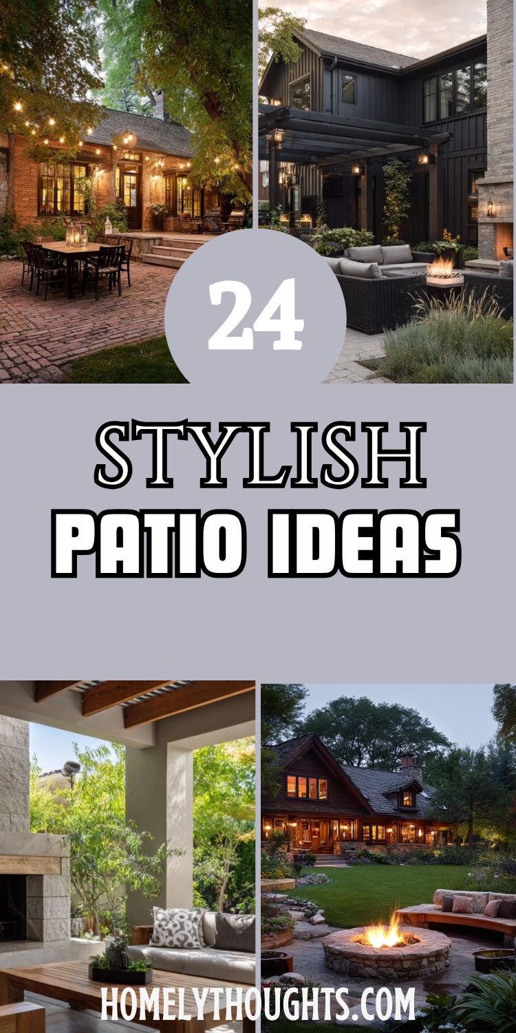 24 Stylish Patio Ideas for Your Backyard