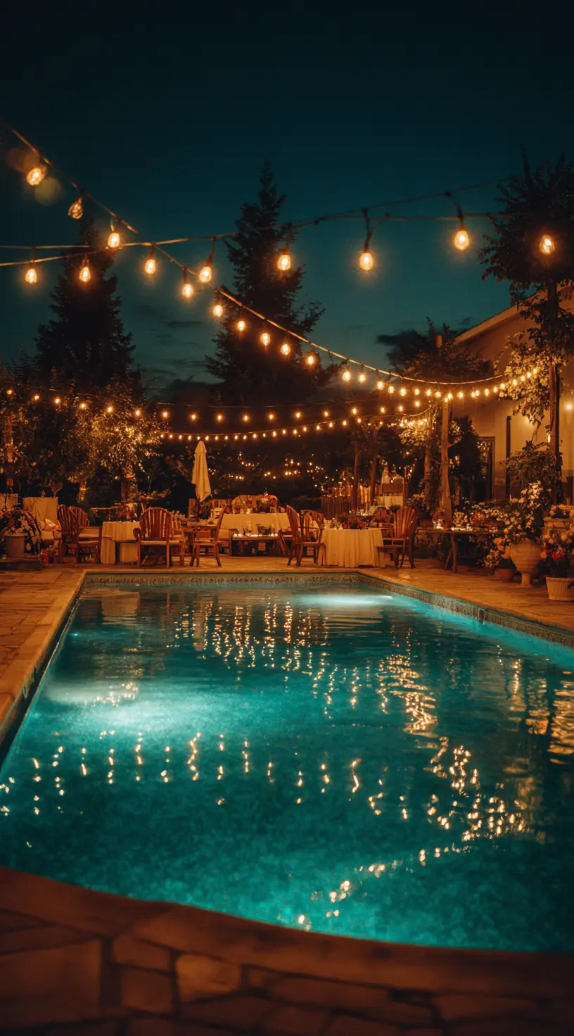 Poolside String Lights
