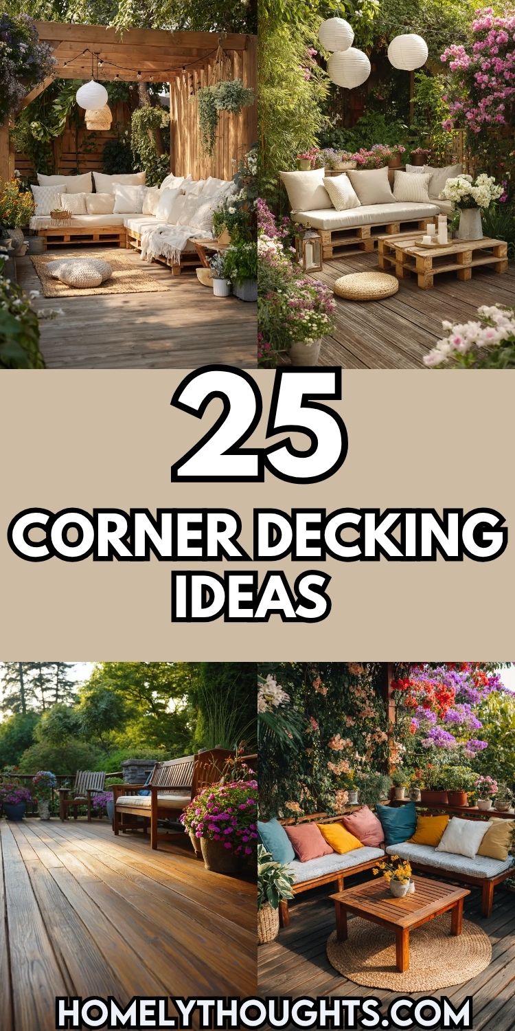 25 Corner Decking Ideas to Transform Unused Corners