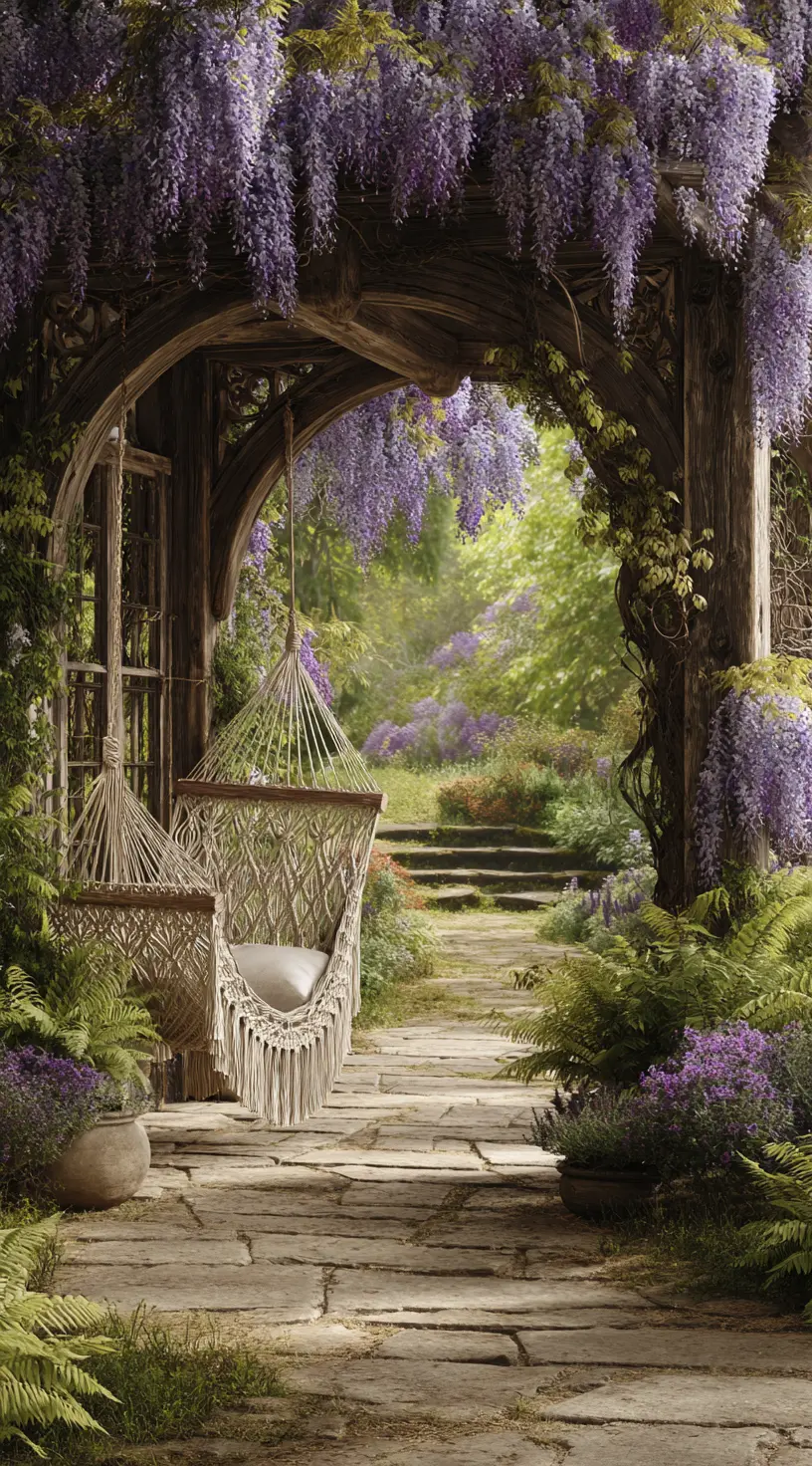 Magical Vine-Covered Archway