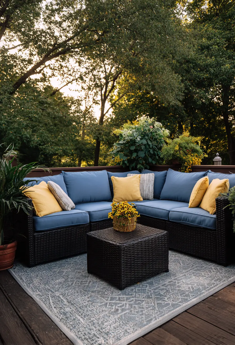 Resin Wicker Sectional