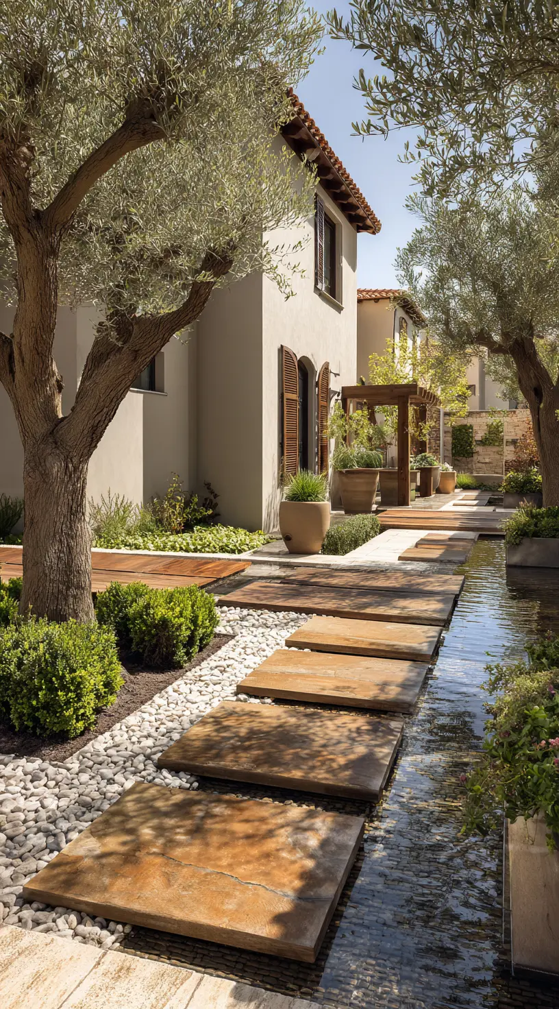 Ultra-Luxury Entrance With Water Feature
