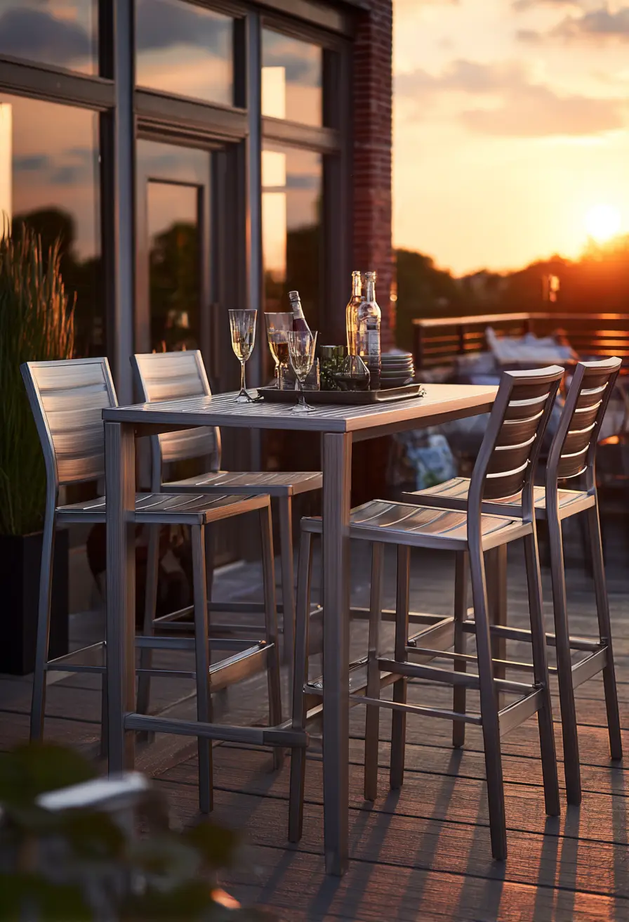 Aluminum Bar Stools