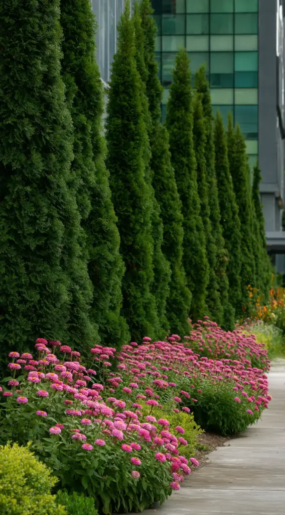 Evergreen Framing In Bloom