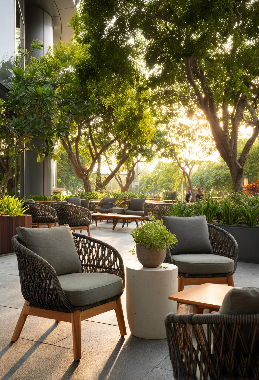 Mid-Century Modern Patio Chair