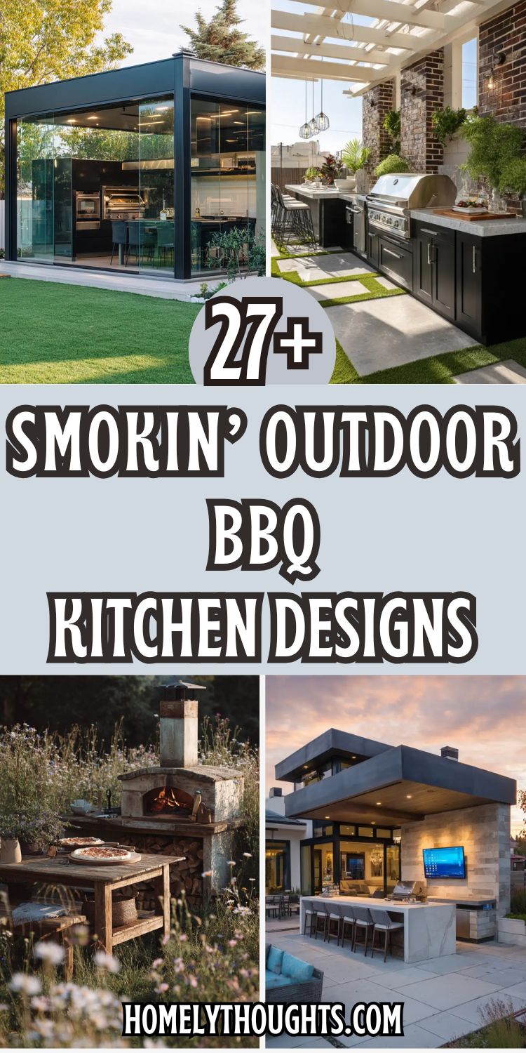 27+ Smokin’ Outdoor BBQ Kitchen Designs You Can Copy!
