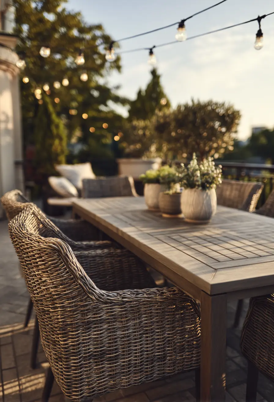 Wicker Dining Set