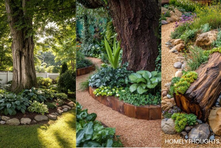 28 Garden Borders That Look Great With Bark