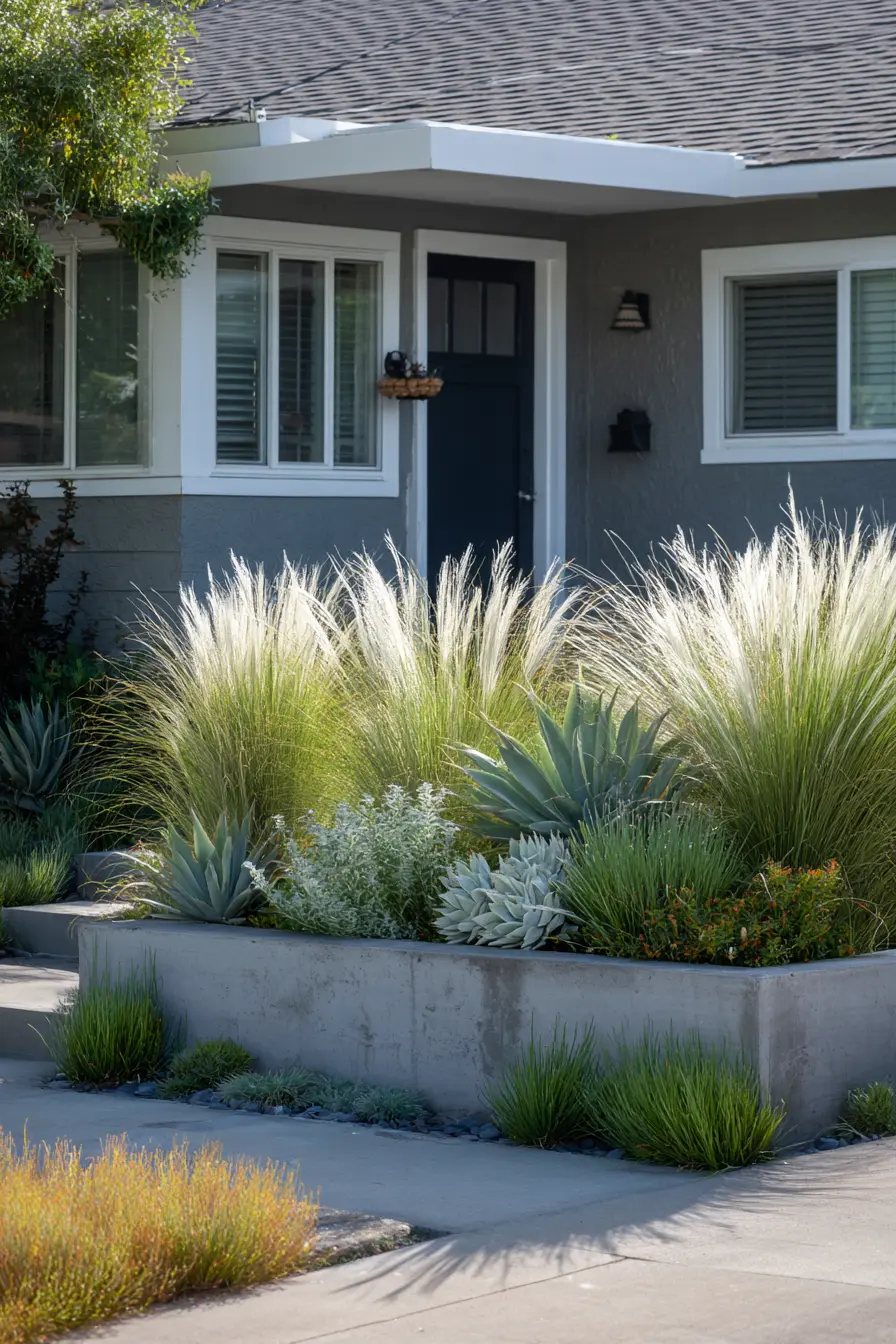 Modern Succulent Garden Delight