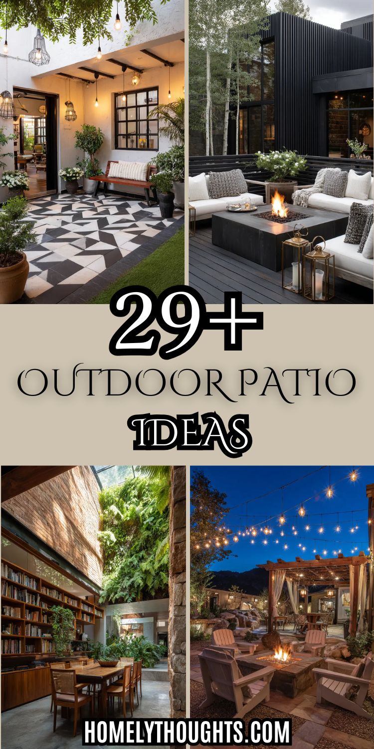 29+ Outdoor Patio Ideas to Transform Your Space