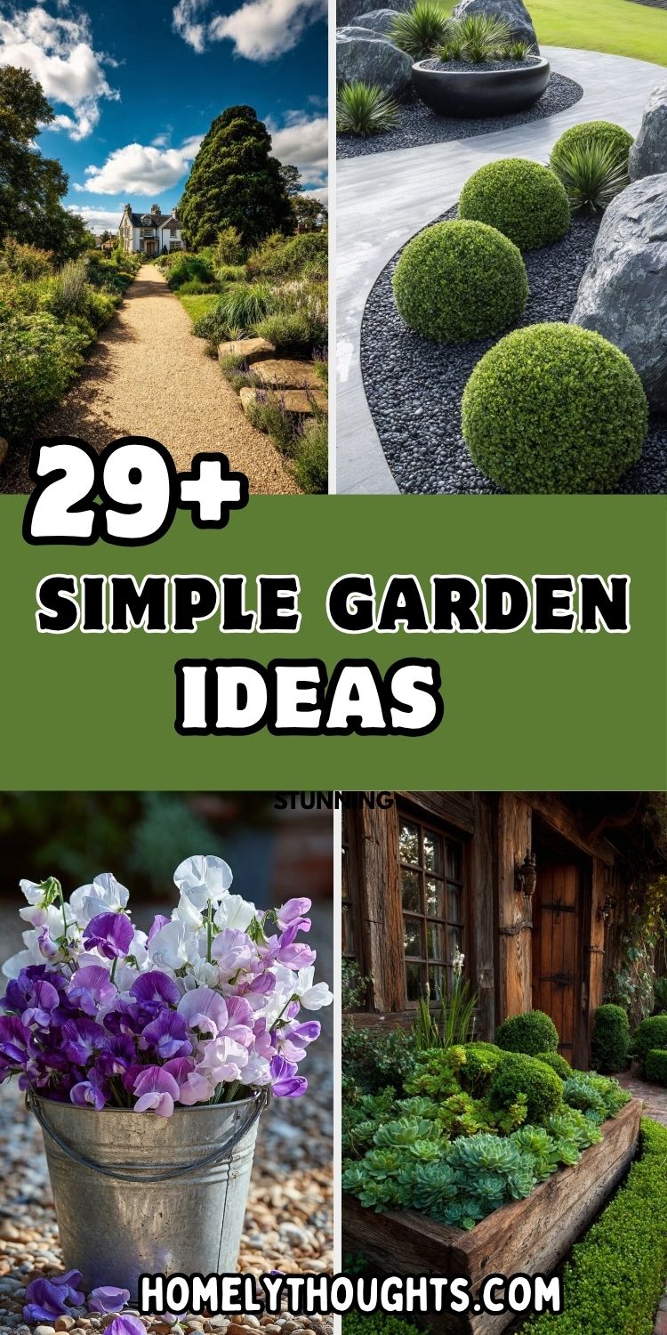 29+ Simple Garden Ideas You Can Copy!