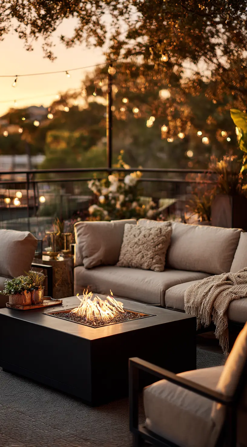 Cozy Fire Table Lighting