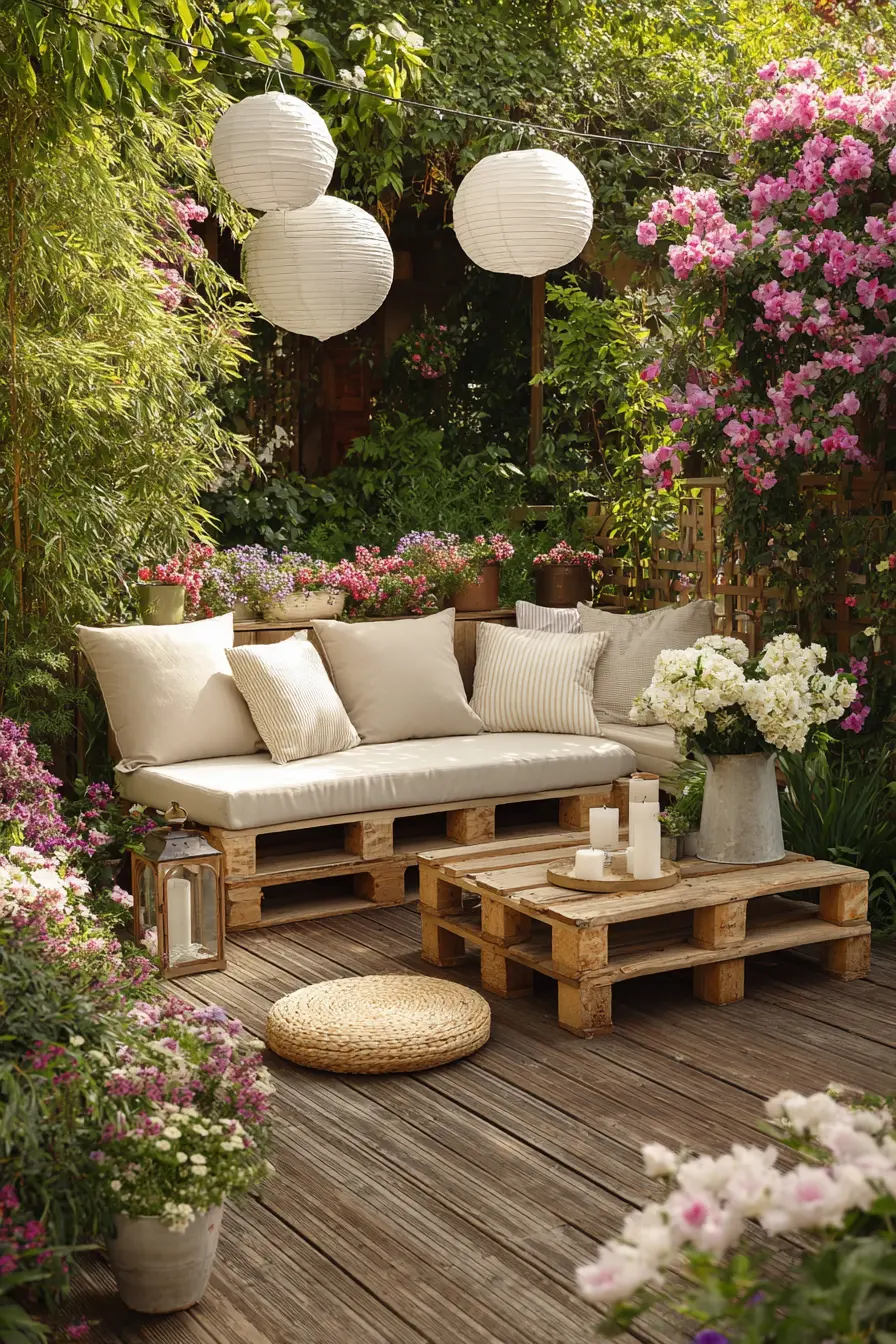 Cozy Floral Retreat Space
