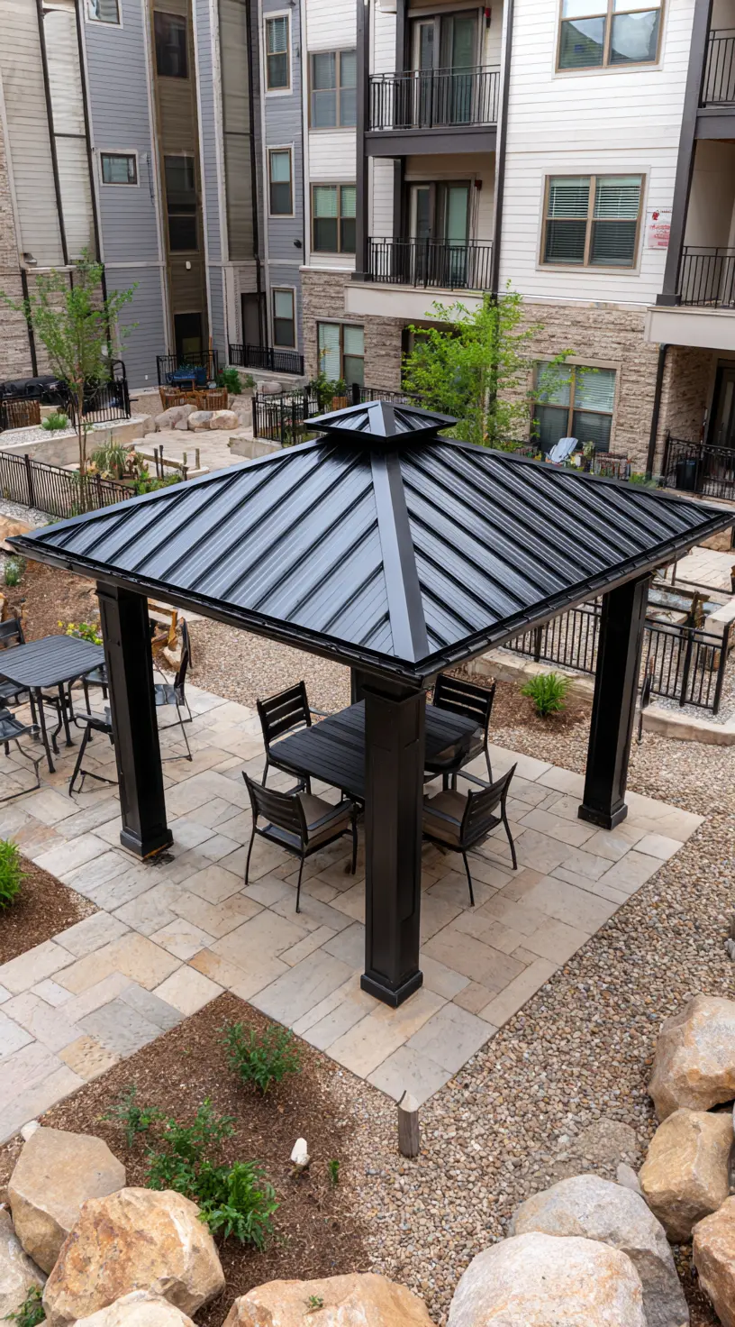 Modern Metal Roof Gazebo