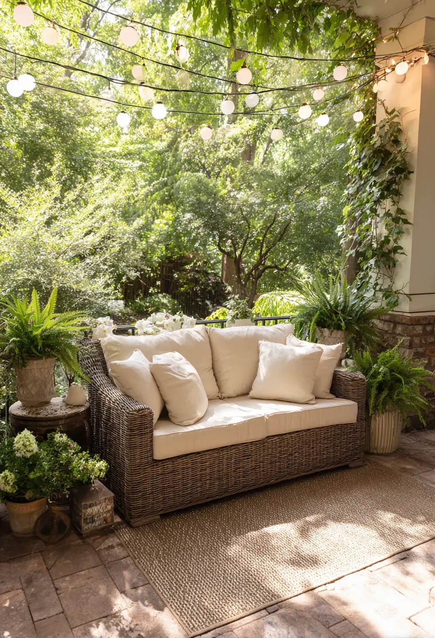 Wicker Loveseat