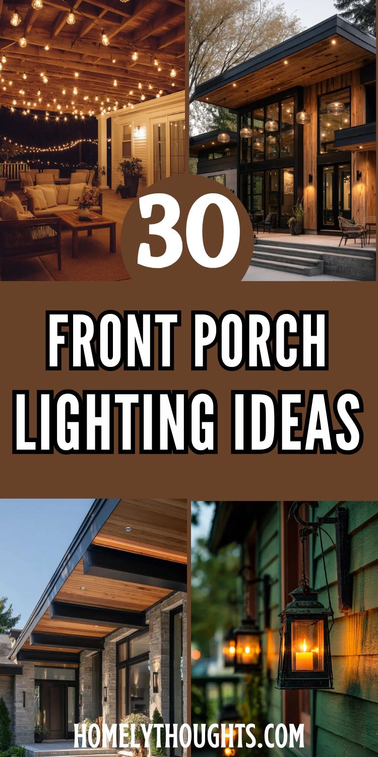 30 Front Porch Lighting Ideas to Enhance Your House's Curb Appeal