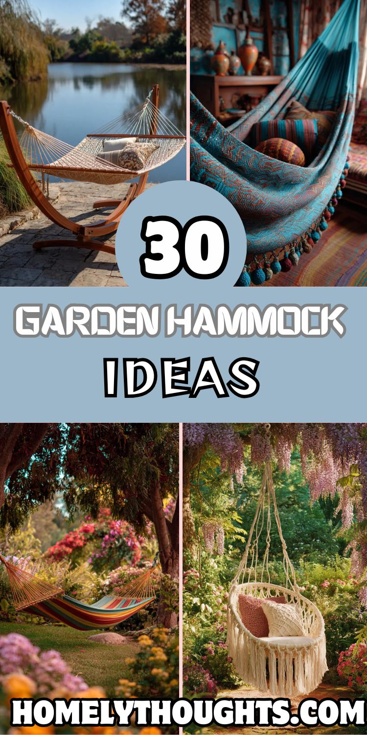 30 Garden Hammock Ideas to Elevate Your Outdoor Relaxation Game