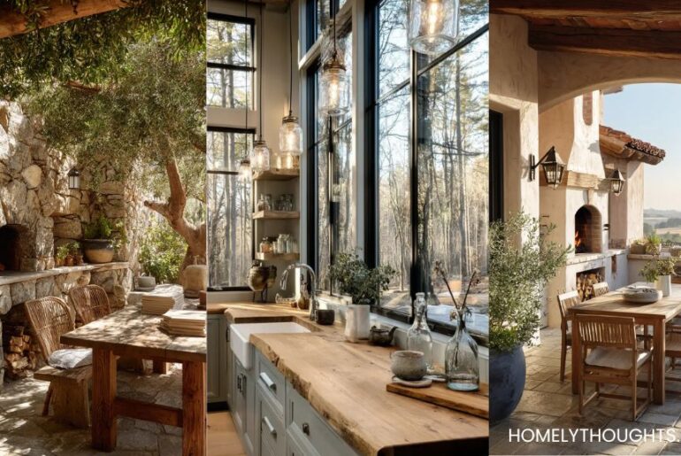 30+ Rustic Outdoor Kitchens Too Good to Stay Inside!