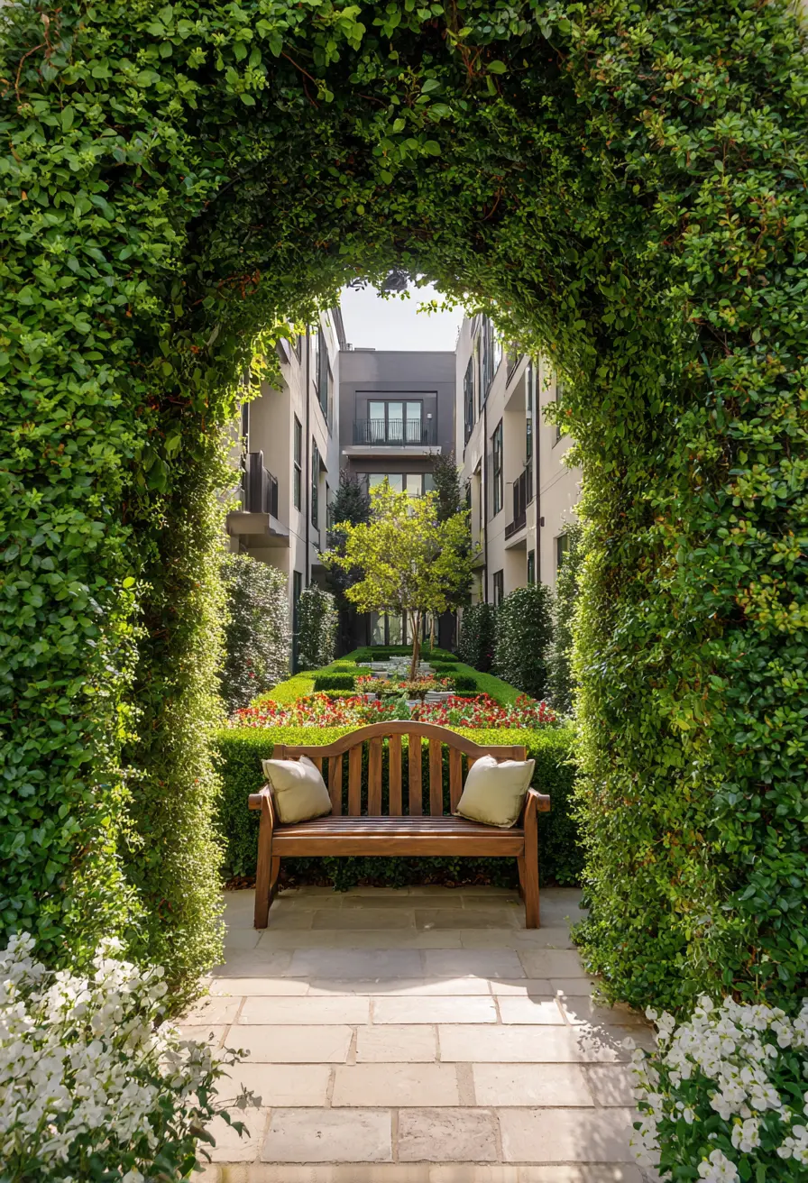 Flower-Covered Arch